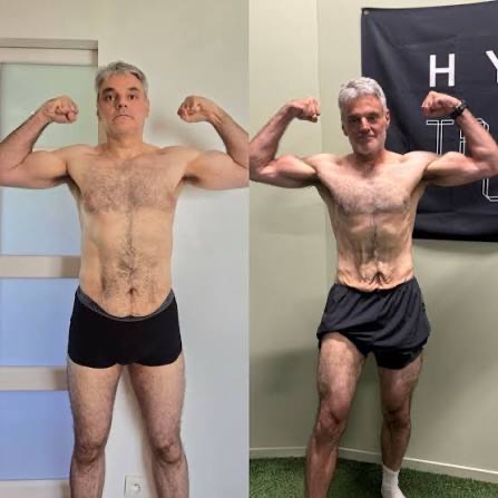 António, 56 anos, antes e depois