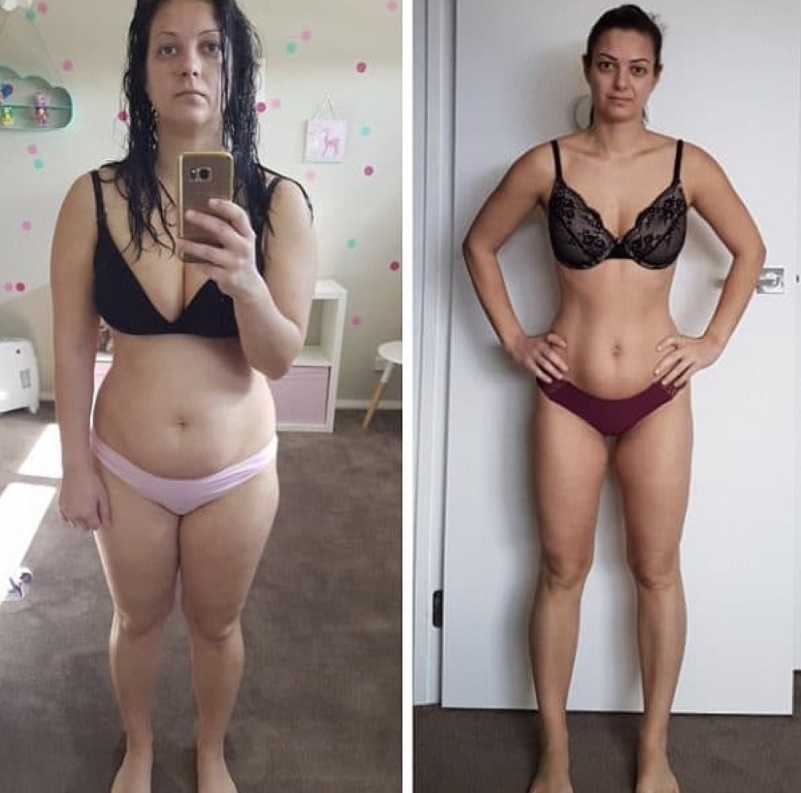 Sandra, 40 anos, antes e depois